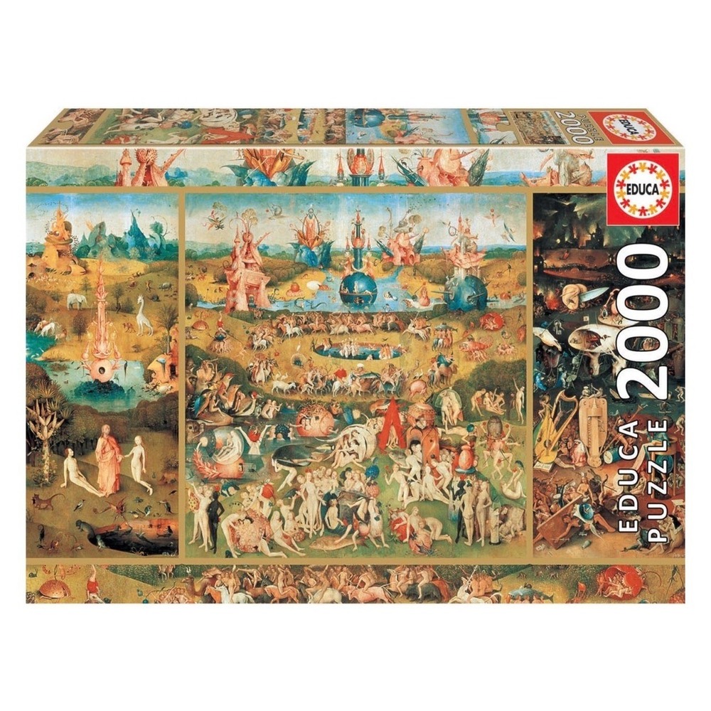 Educa 2000 Piece Puzzle The Garden of Earthly Delights Hieronymus Bosch 18505